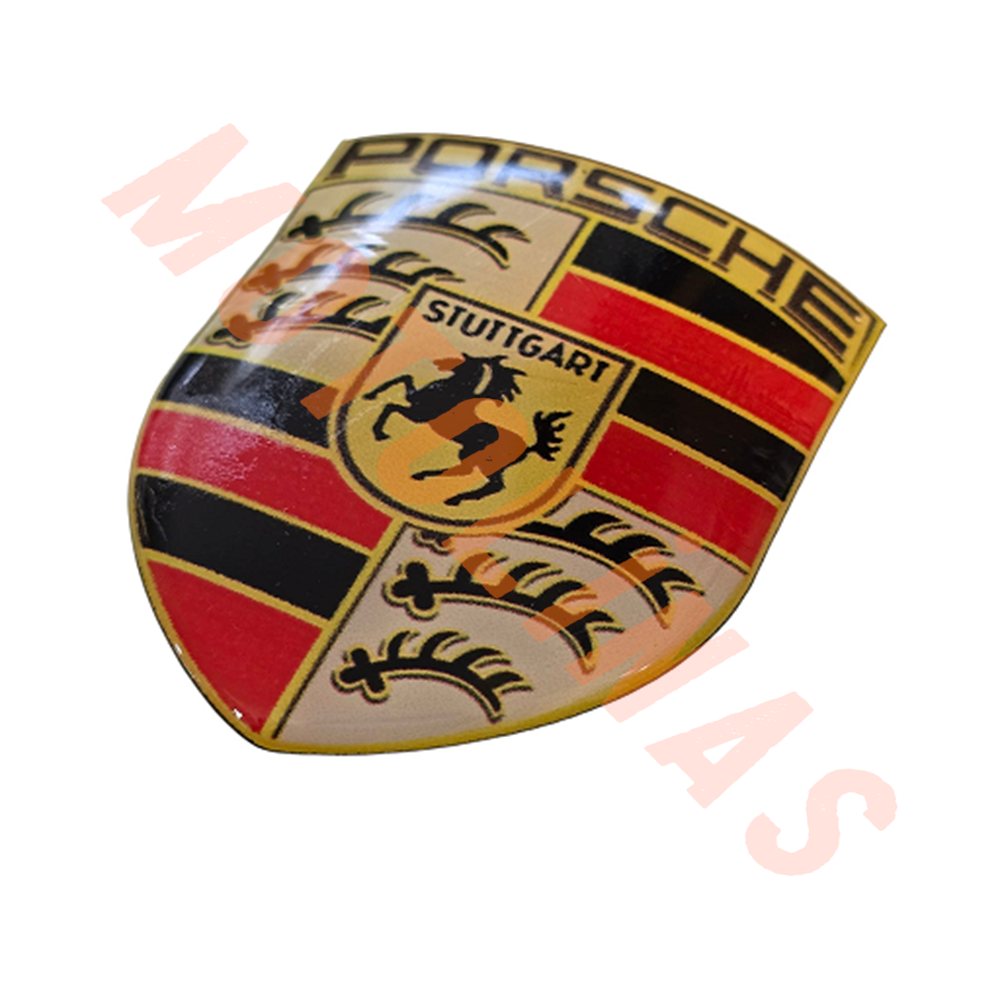 STİCKER 3D DAMLA PORSCHE [TEKLİ] 5x6 CM – UNIVERSAL