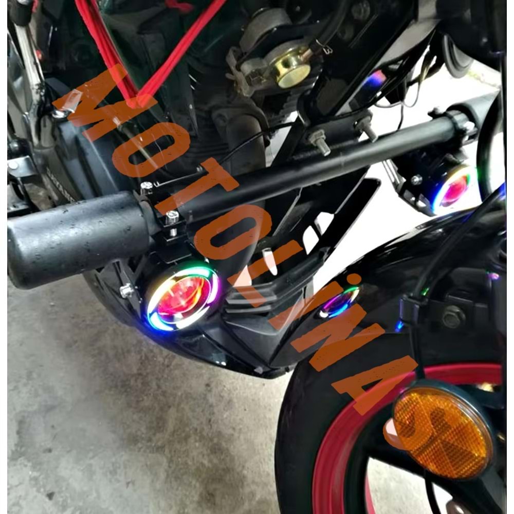 U7 SİS FARI 5 RENK (2 Lİ SET) - MOTOSİKLET