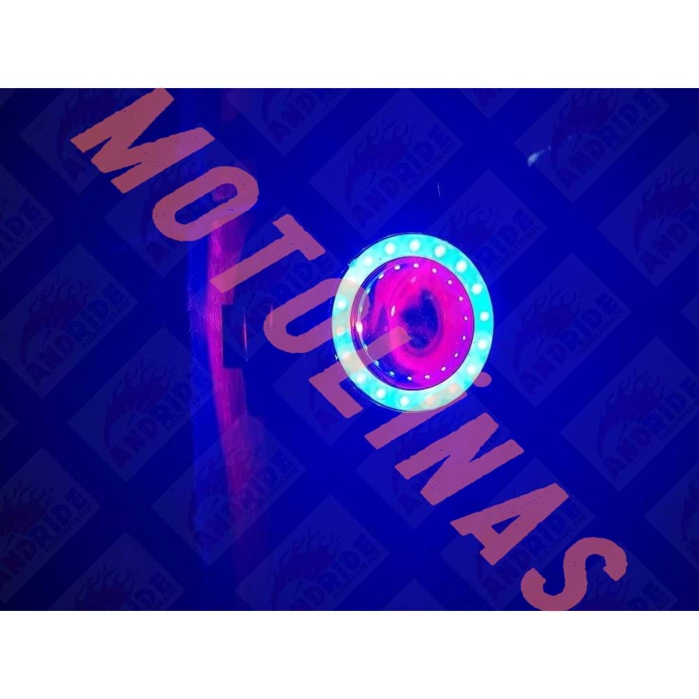U7 MİNİ SİS FARI 5 RENK (2 Lİ SET) - MOTOSİKLET