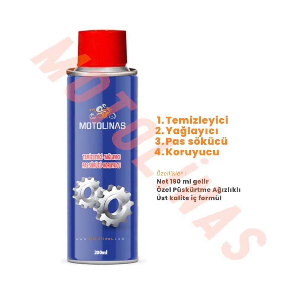 GENEL BAKIM SPREYİ 4 ÖZELLİKLİ 200 ML SPREY - BAKIM
