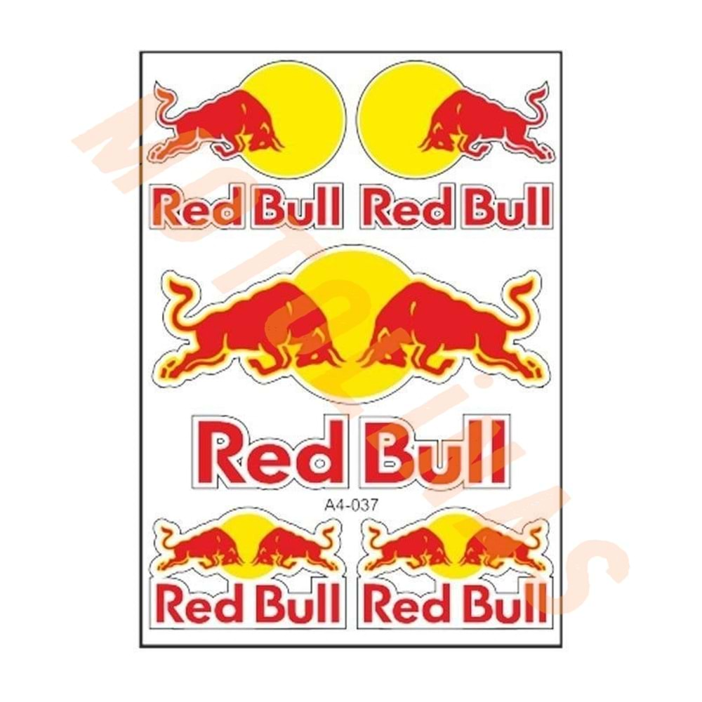 STİCKER SETİ [A4] [RED BULL] - UNİVERSAL