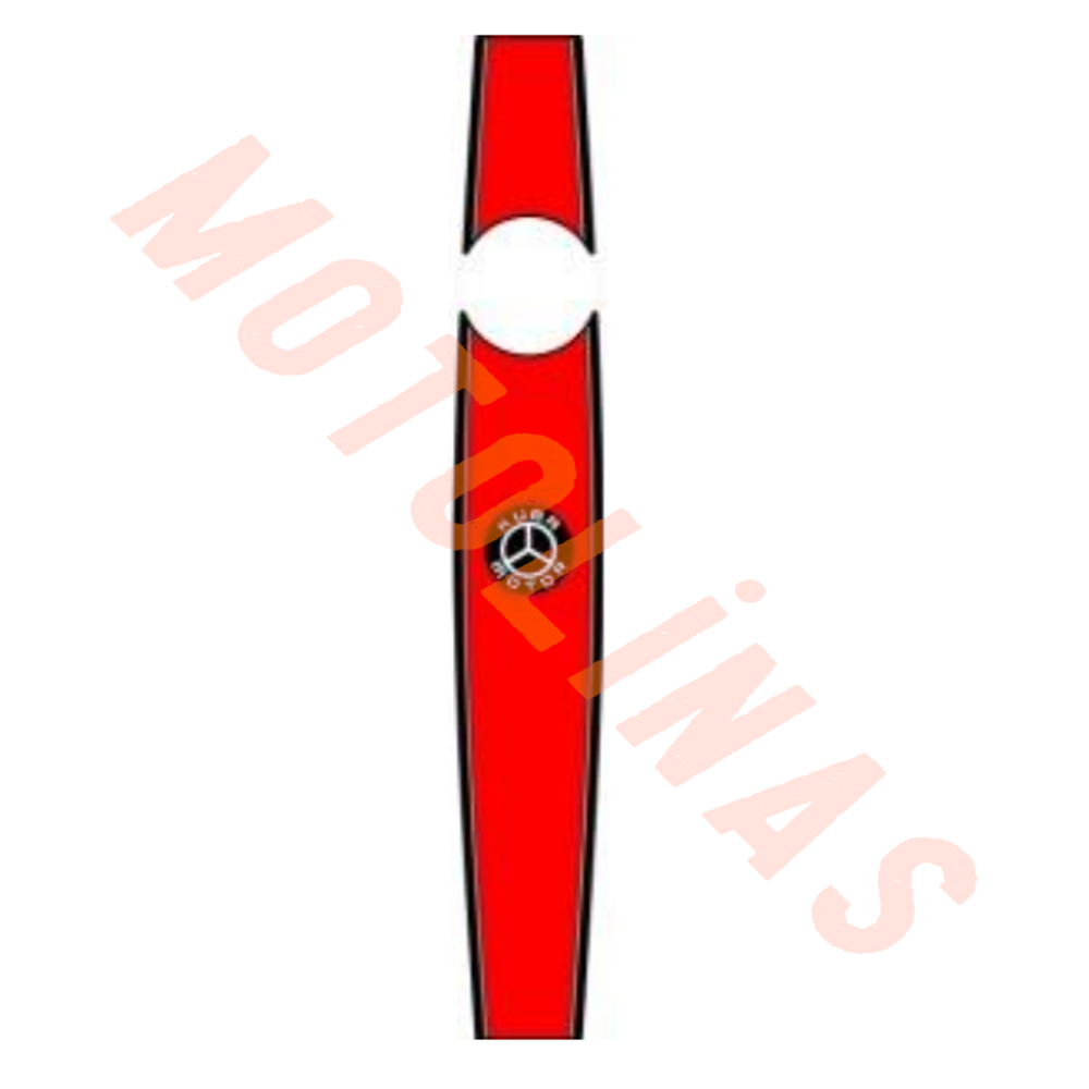 DEPO ÜSTÜ ETİKET [KUBA YAZILI] [KIRMIZI] BENZİN VE SUDAN ETKİLENMEYEN ÜRÜN