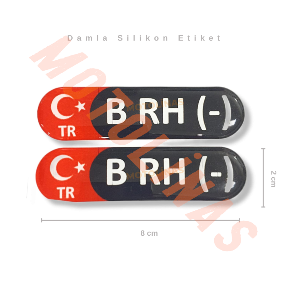 KAN GRUBU 2 Lİ [DAMLA SİLİKONLU] [BRH-] - ÜRETİM