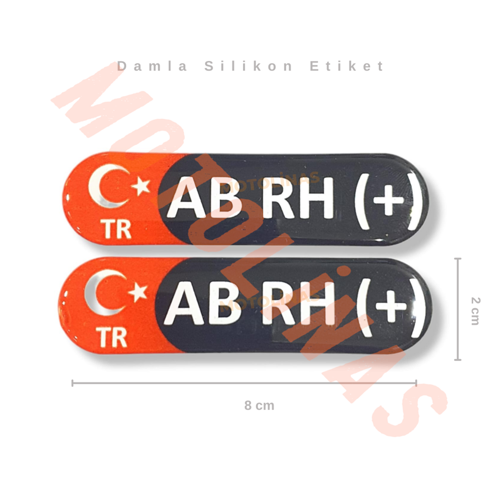 KAN GRUBU 2 Lİ [DAMLA SİLİKONLU] [ABRH+] - ÜRETİM