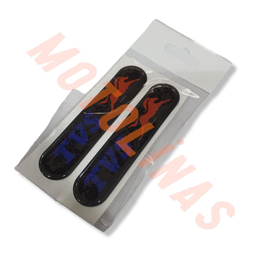 STİCKER 3D DAMLA TVS-SİYAH-DİKDÖRTGEN 2’Lİ – UNIVERSAL