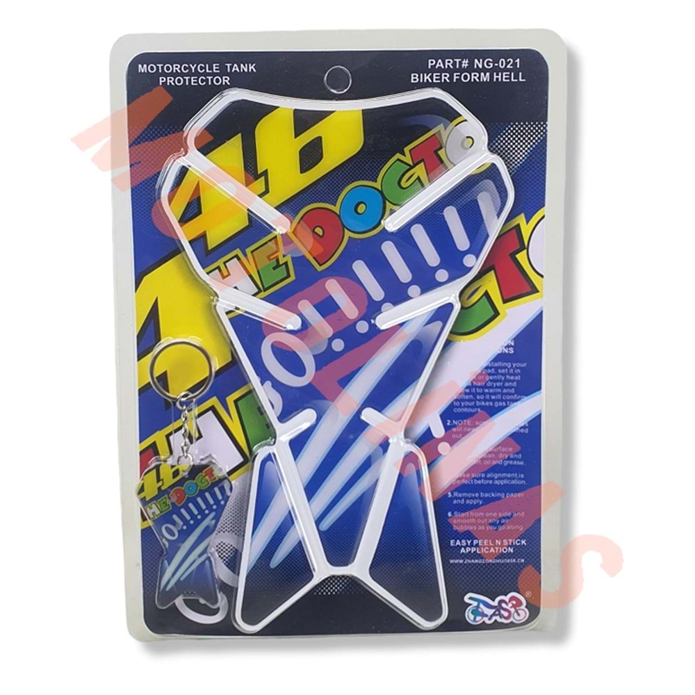 TANK PAD + MASKOT SET [İTHAL] NG-021 - UNİVERSAL