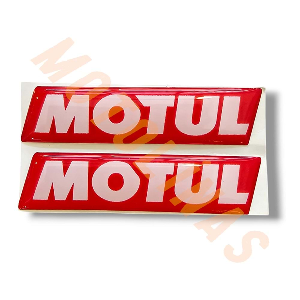 DAMLA STİCKER 2li SET KESİK 7cmX1,7cm [MOTUL] - UNİVERSAL