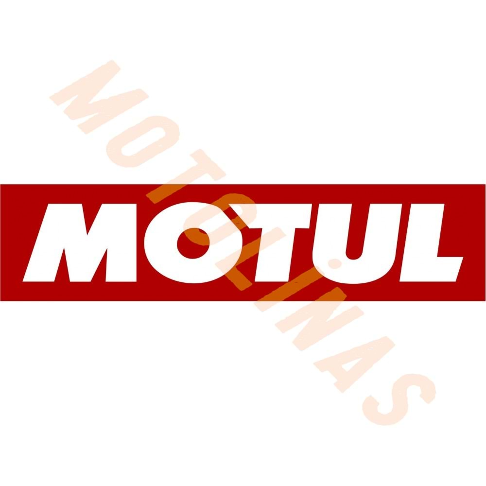 MOTUL STİCKER TEKLİ KIRMIZI 16x4cm - UNİVERSAL