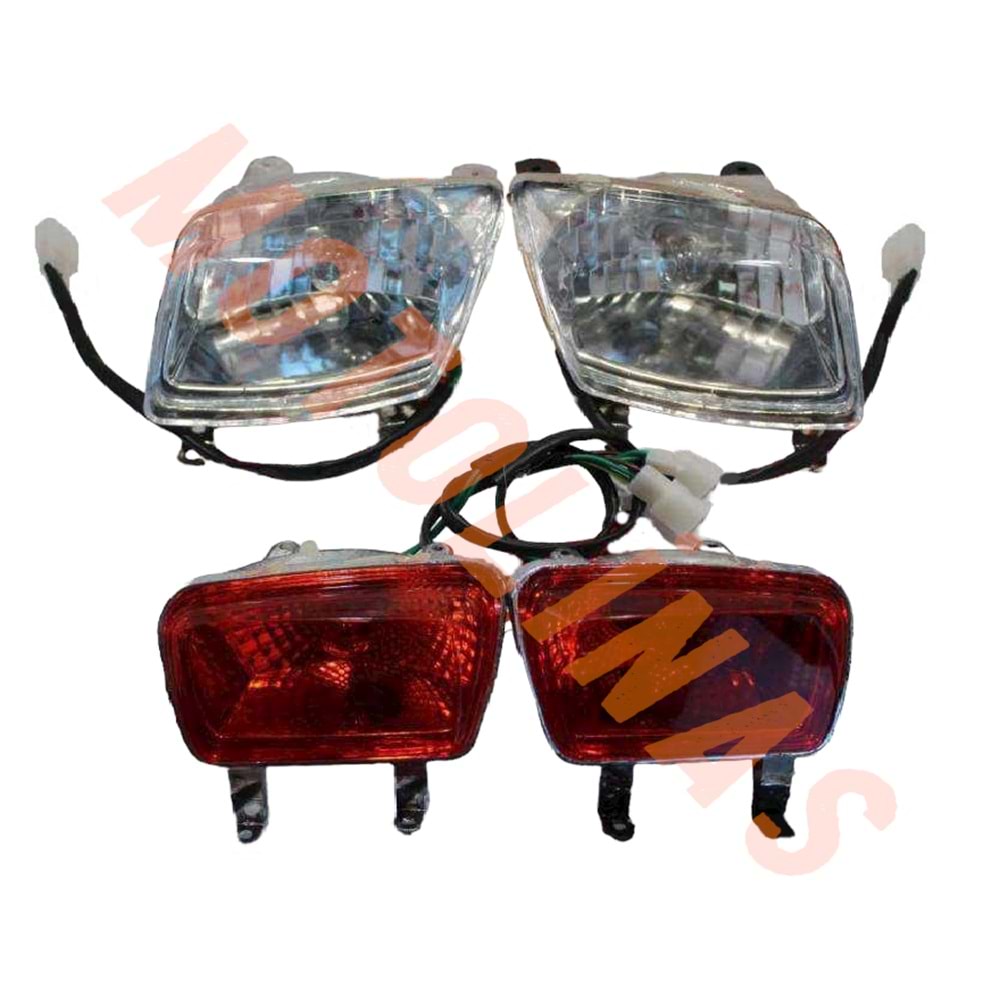 FAR+ ARKA STOP SET - ATV, KUBA LH 200-MOTORAN-KANUNİ-MONDİAL