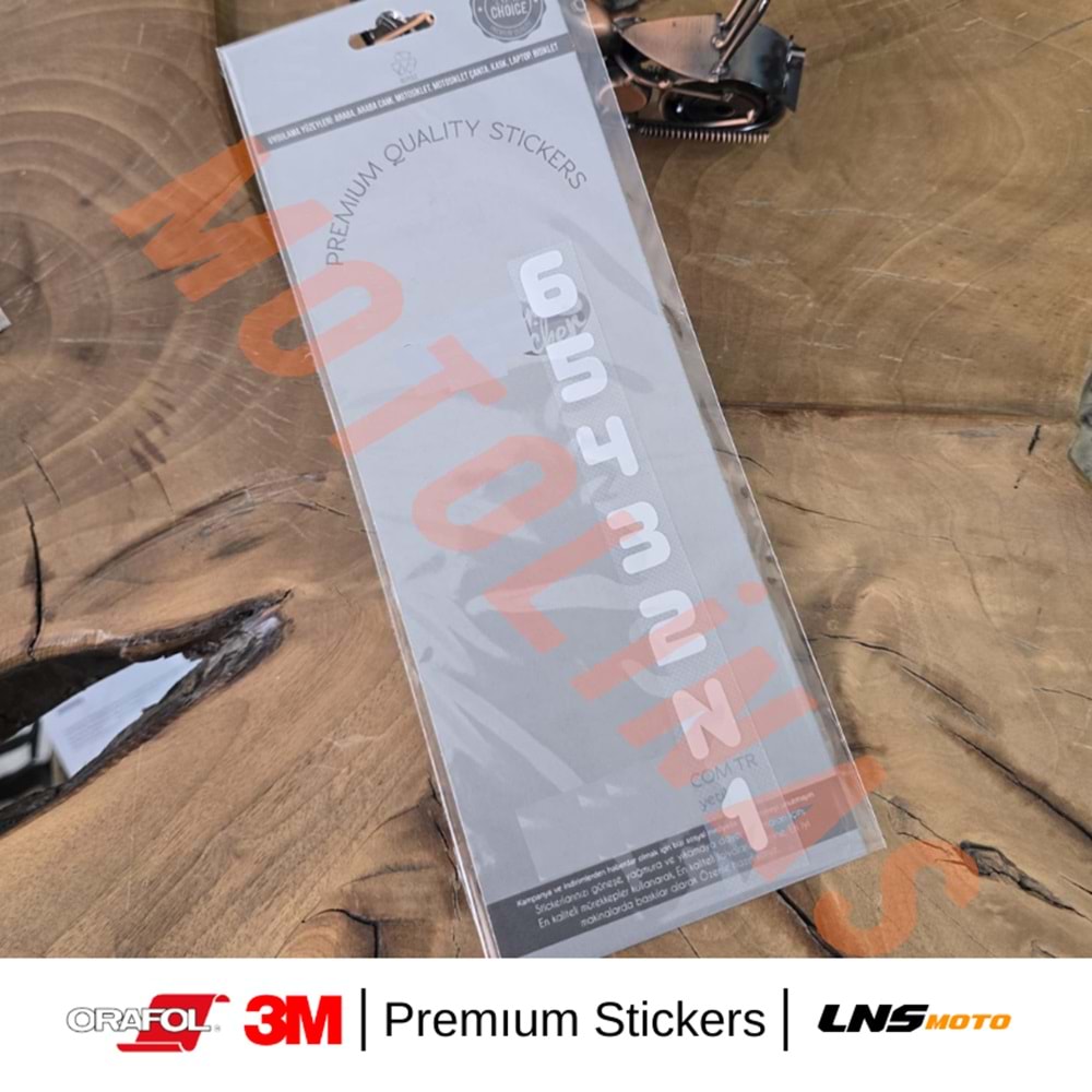 VİTES [1N23456] ETİKETİ [HOLOGRAM] 3M STİCKER- UNİVERSAL