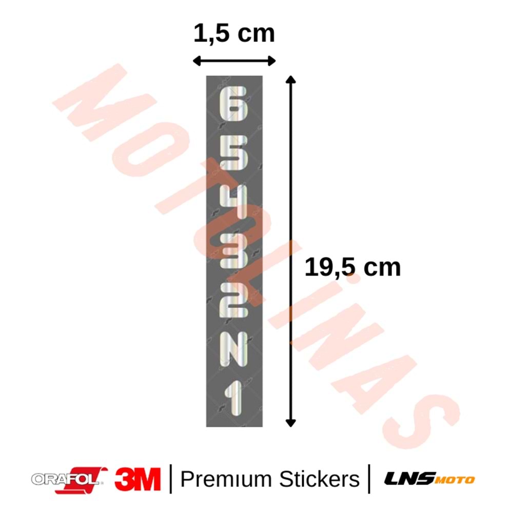 VİTES [1N23456] ETİKETİ [HOLOGRAM] 3M STİCKER- UNİVERSAL