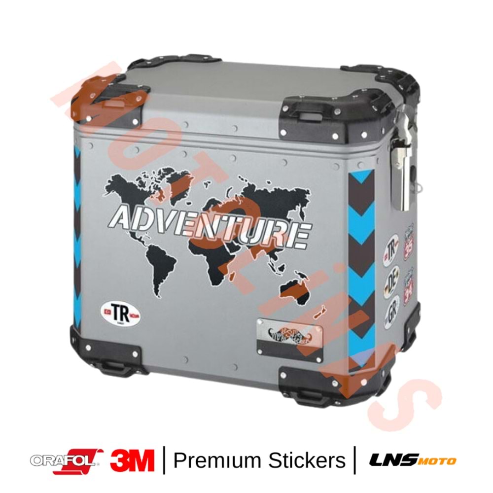 ŞERİT 2li SET ETİKETİ [MAVİ] [REFLEKTİF] 3M STİCKER ÇANTA ETİKETİ- UNİVERSAL
