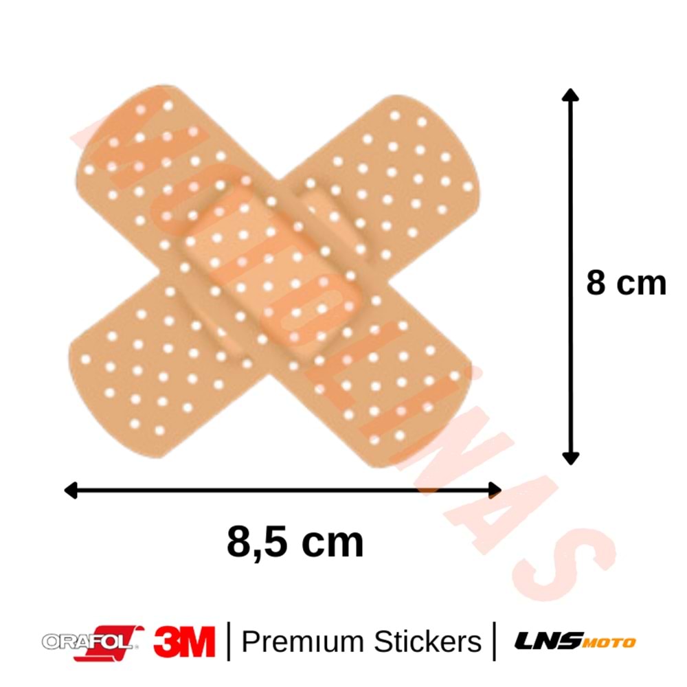 YARA BANDI ETİKETİ [REFLEKTİF] 3M STİCKER- UNİVERSAL