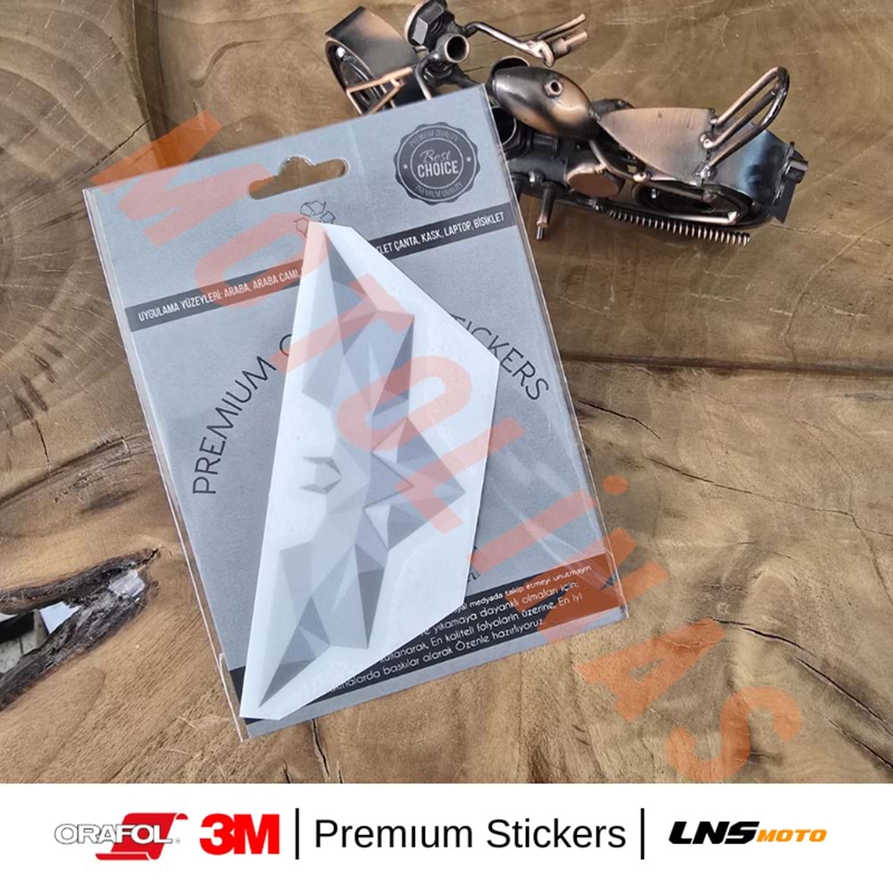YARASA [3D-REFLEKTİF] ETİKET 3M STİCKER- UNİVERSAL