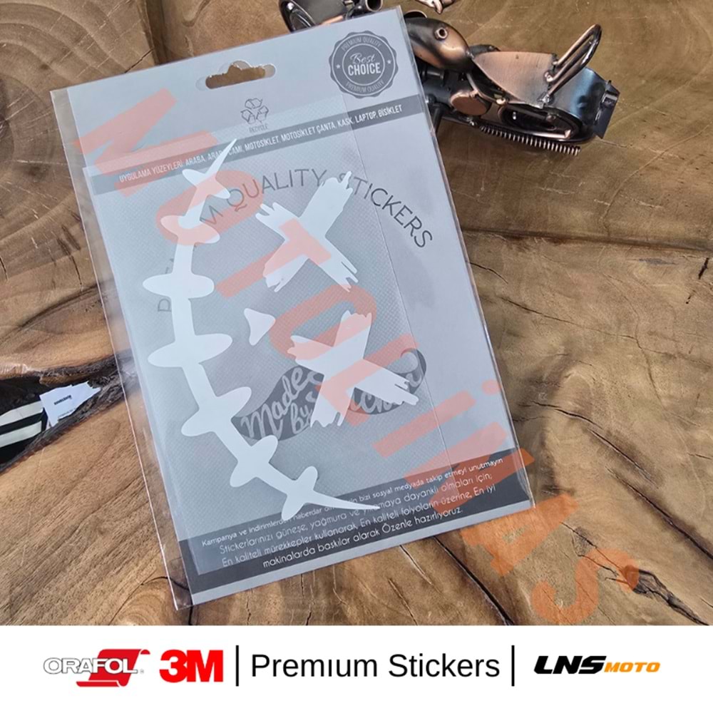 KORKUTUCU YÜZ SERİSİ NO2 [HOLOGRAM] ETİKET 3M STİCKER- UNİVERSAL