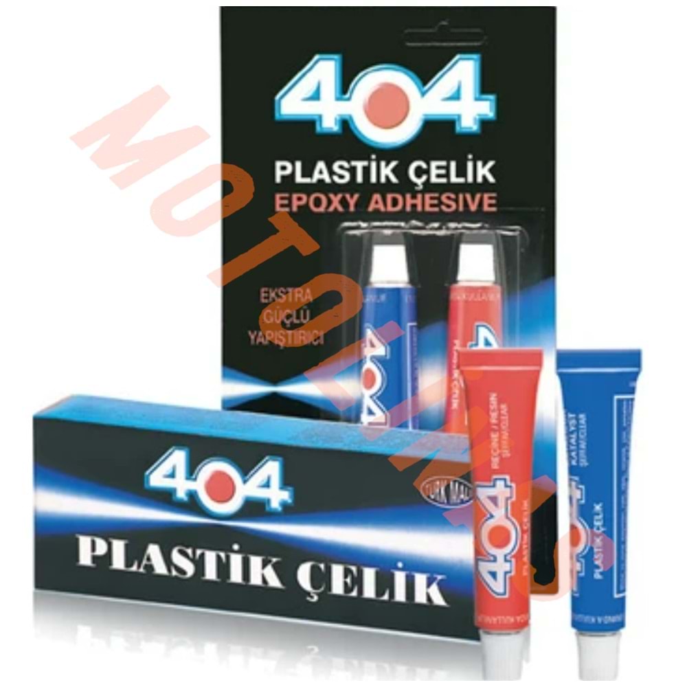 ÇİFTLİ EPOKSİ YAPIŞTIRICI PLASTİK VE ÇELİK 16 GR - 404