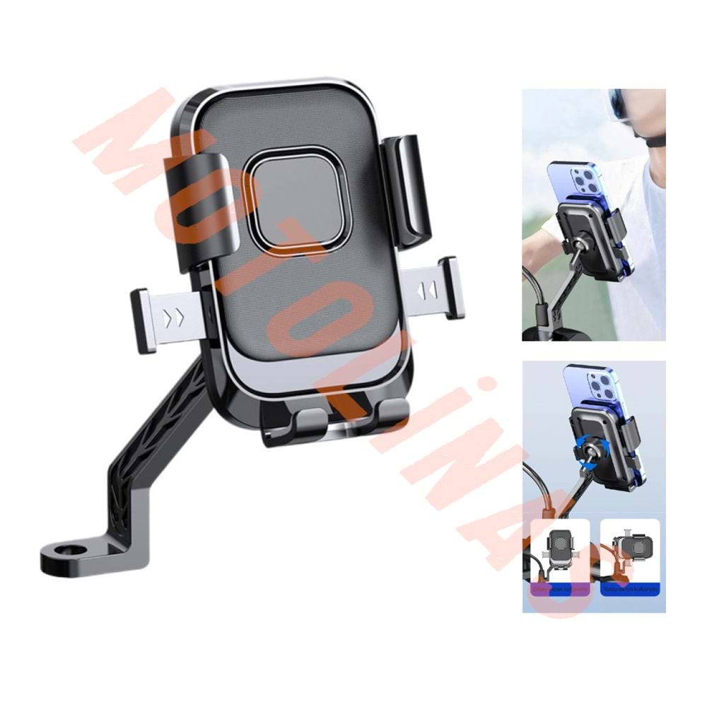 TELEFON TUTUCU [AYNA BAĞLANTILI] OTOMATİK TUTMA - UNİVERSAL