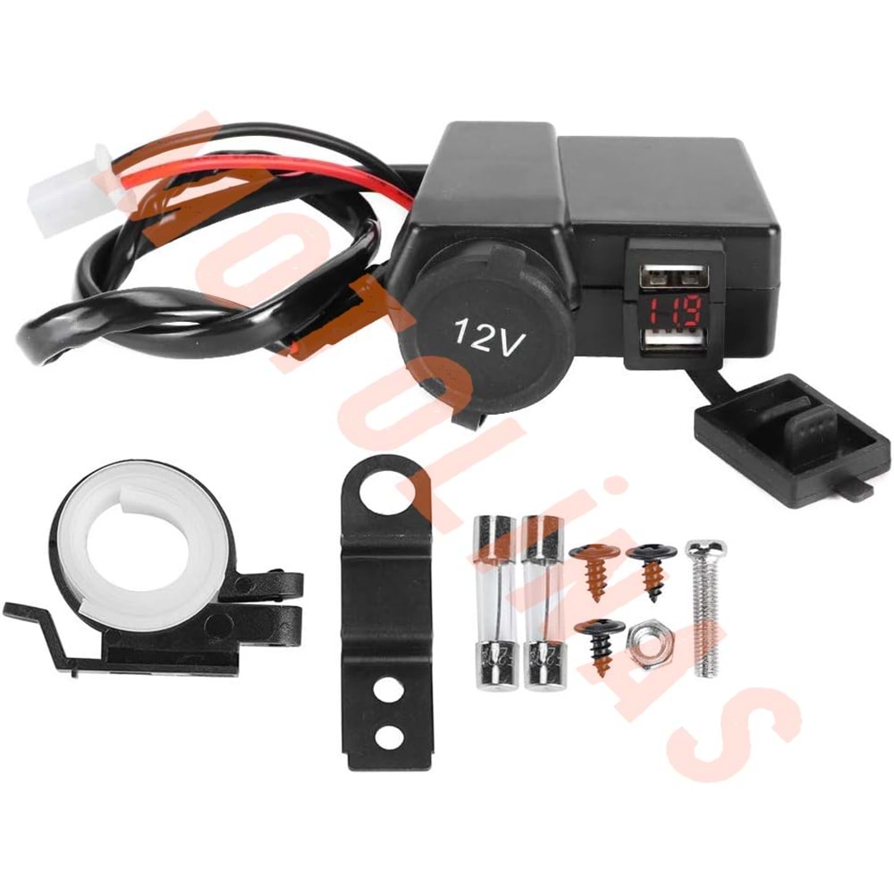 USB ŞARJ CİHAZI VE ÇAKMAKLIK YERİ [ ÇAKMAKLIK HARİÇ ]
