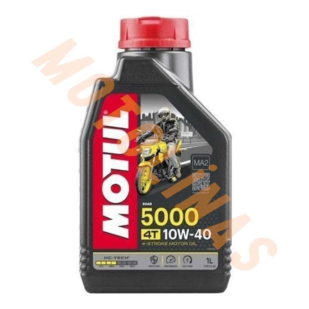 MOTUL YAĞ - 5000 [10W40] [HC-TECH] 4T - 1 LİTRE