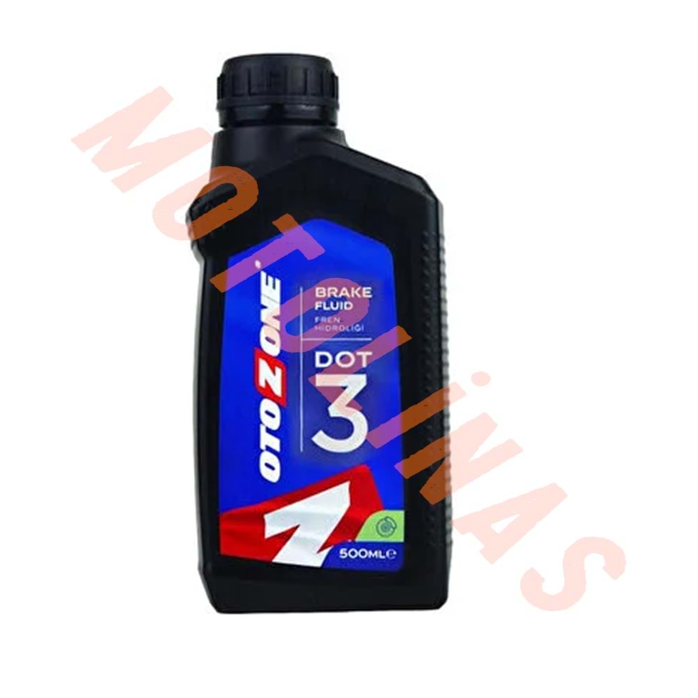 OTOZONE YAĞ - [DOT 3] FREN HİDROLİK YAĞI - 500 ML