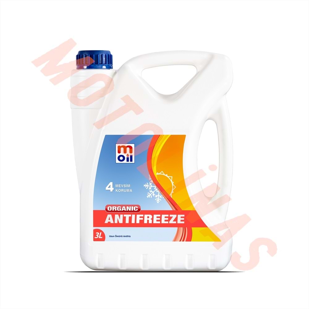 ORGANİK KIRMIZI ANTİFRİZ 3 LİTRE (-37 KADAR ) - MOTOSİKLET OTOMOBİL