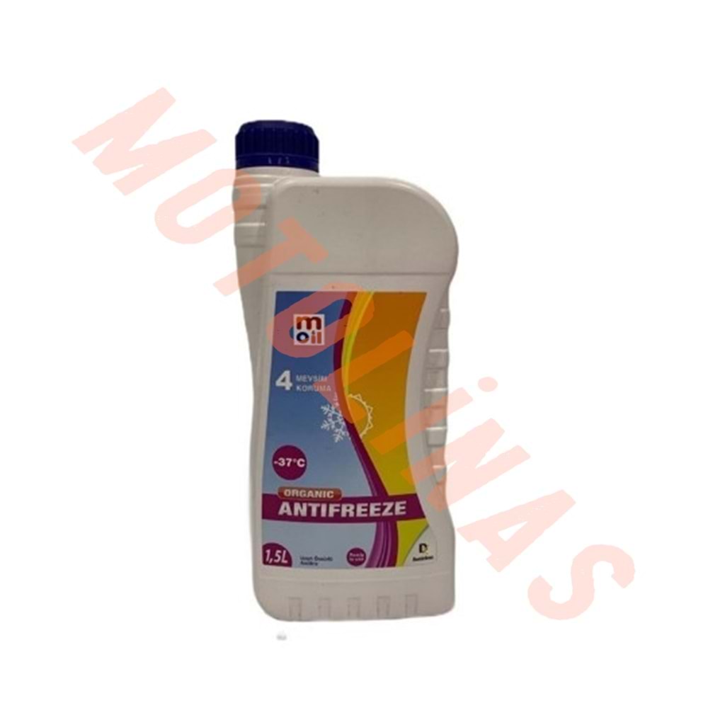 ORGANİK KIRMIZI ANTİFRİZ 1.5L (-37 DERECE ) HAZIR - MOTOSİKLET OTOMOBİL