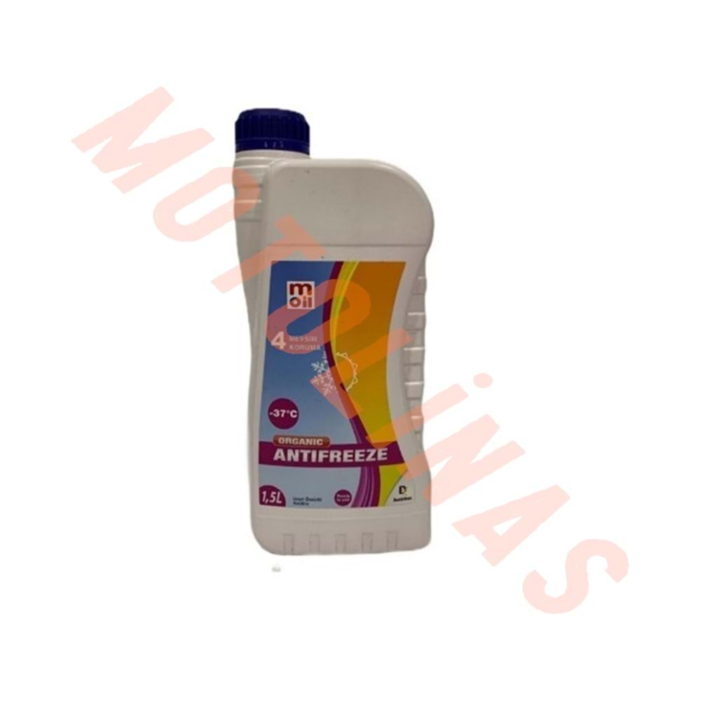 ORGANİK KIRMIZI ANTİFRİZ 1.5L (-37 DERECE ) HAZIR - MOTOSİKLET OTOMOBİL