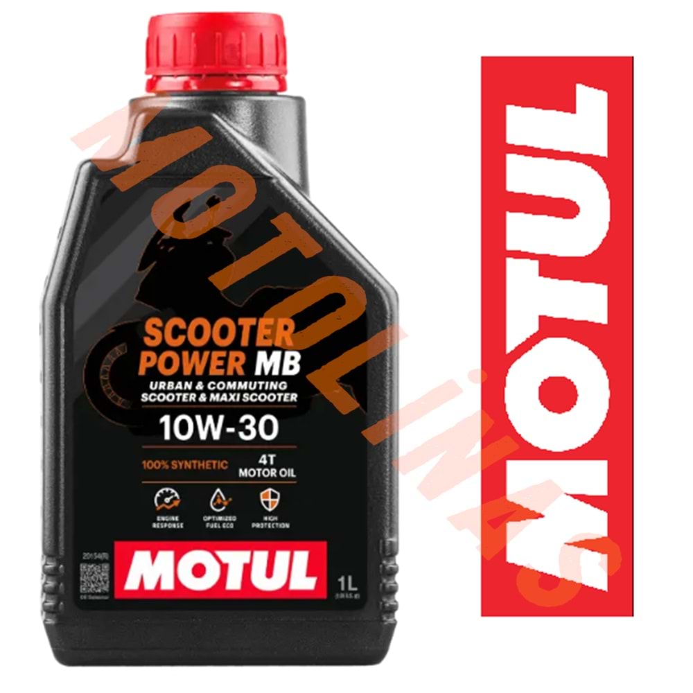 MOTUL YAĞ - SCOOTER POWER [10W30] [MB] - 1 LİTRE
