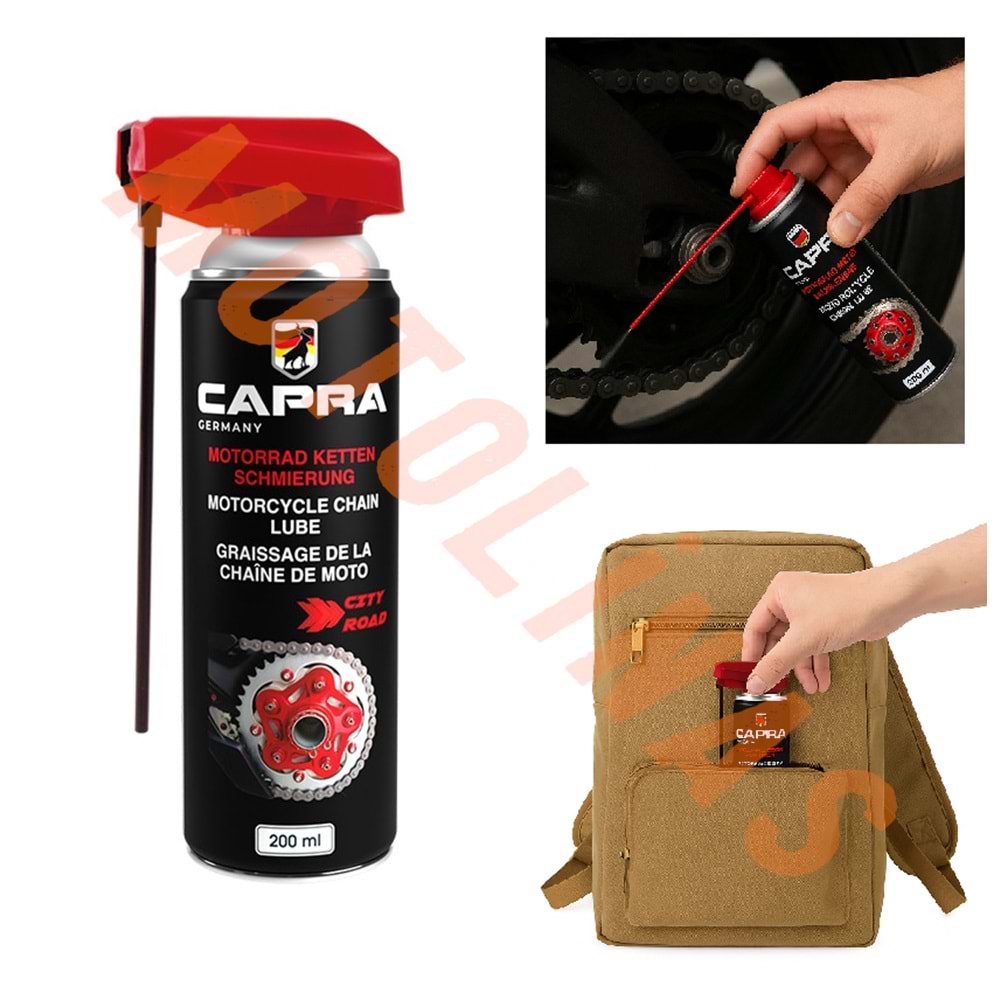 ZİNCİR YAĞLAMA SPREYİ SEYAHAT BOY ALMAN MALI [200ML] ÖZEL FORMÜL