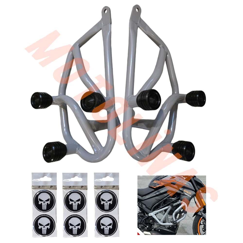 KORUMA DEMİRİ [IRON KİT] [NARDON GRİ] STİCER DAHİL - CFMOTOR NK250