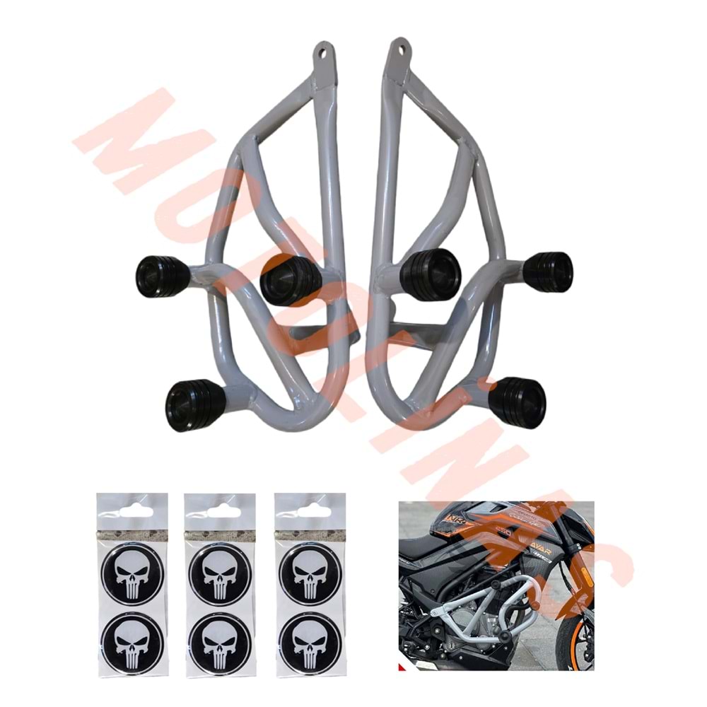 KORUMA DEMİRİ [IRON KİT] [NARDON GRİ] STİCER DAHİL - CFMOTOR NK250