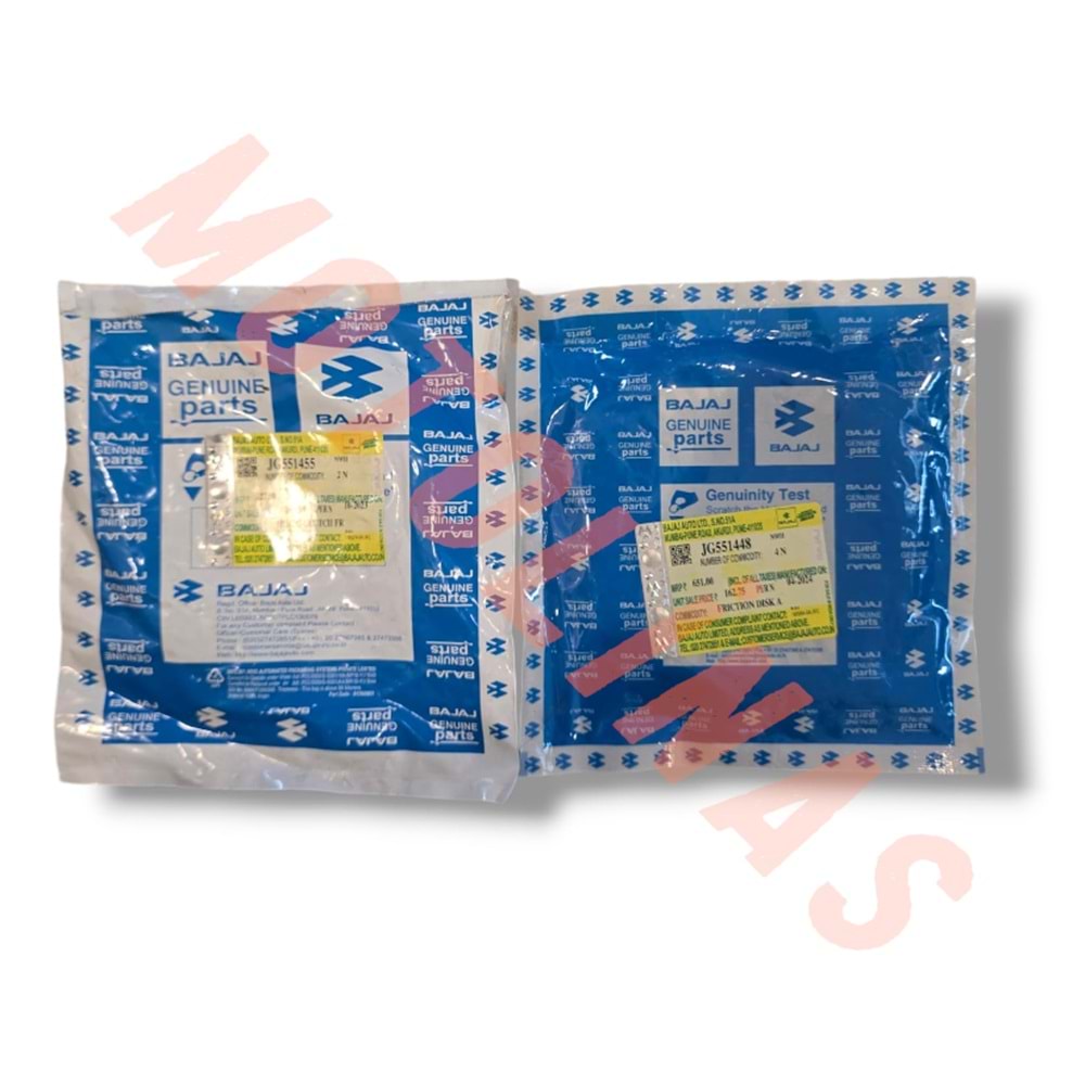 DEBRİYAJ BALATASI [ORJİNAL] [EURO 3] 2+4 SET - BAJAJ PULSAR 200 NS