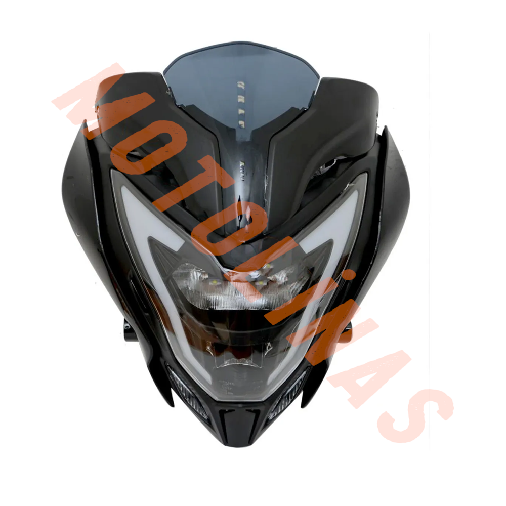 ÖN FAR - ÖN GRENAJ - SİPERLİK CAMI KOMPLE [LEDLİ] - BAJAJ PULSAR NS200, NS150 NS160, NS125