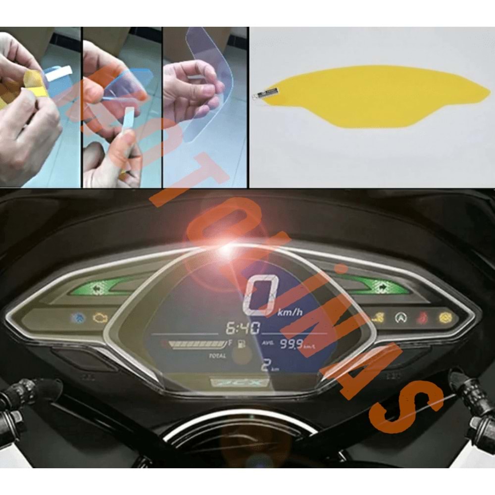 KİLOMETRE KORUYUCU CAM FİLM - HONDA PCX 2021-2023