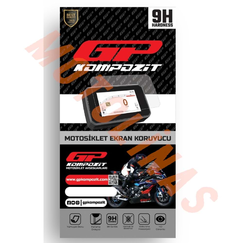 KİLOMETRE KORUYUCU CAM FİLM GP ŞEFFAF - HONDA PCX 2021-2025