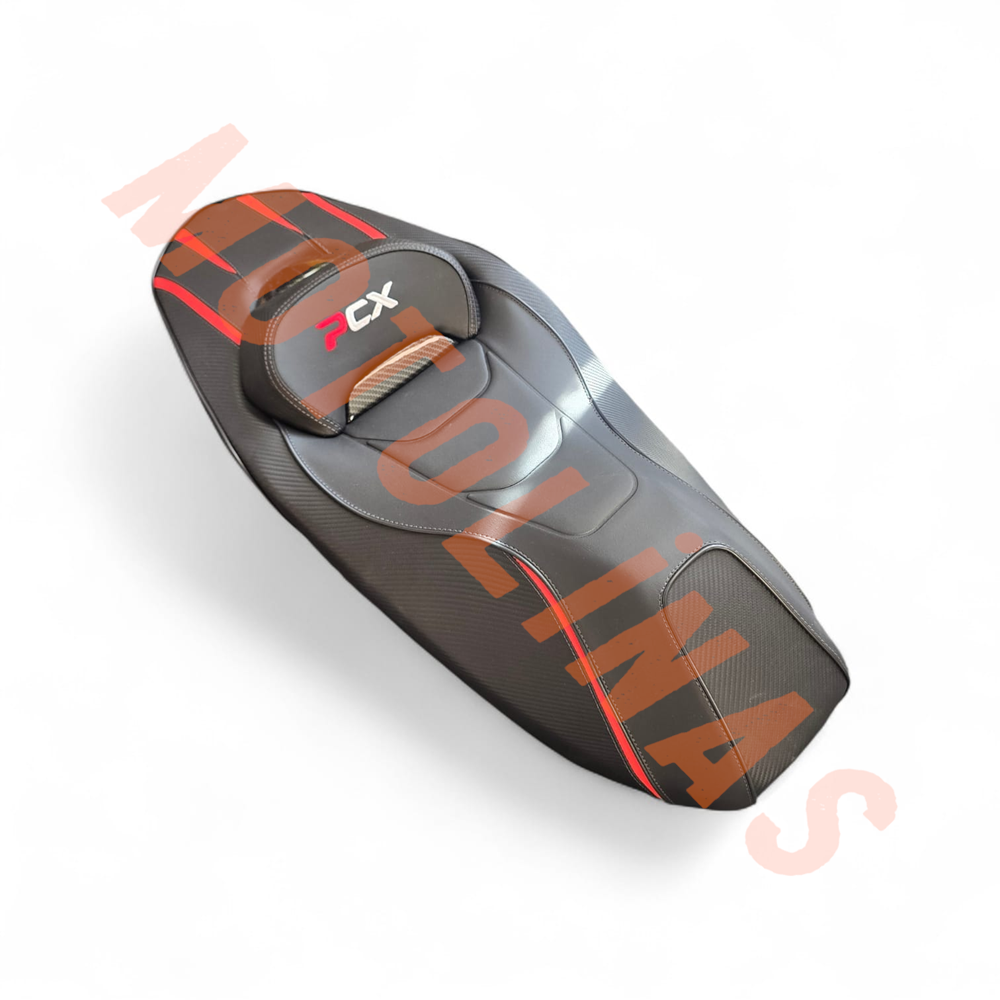 SELE KOMPLE KONFOR MODİFİYE SPORT [ALEVLİ DESEN] - HONDA PCX 2021-2025