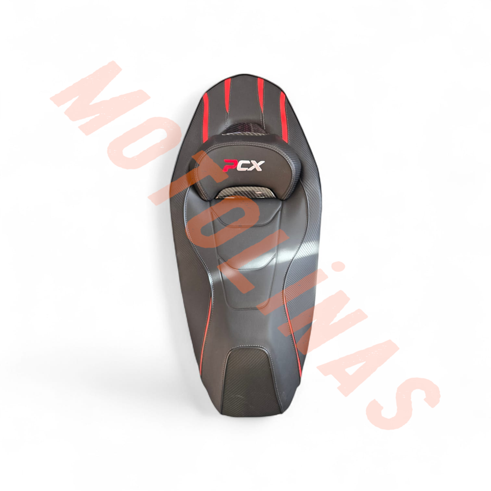 SELE KOMPLE KONFOR MODİFİYE SPORT [ALEVLİ DESEN] - HONDA PCX 2021-2025