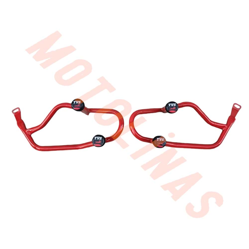 KORUMA DEMİRİ [IRON KİT] [KIRMIZI] STİCER DAHİL - TVS APACHE RTR200