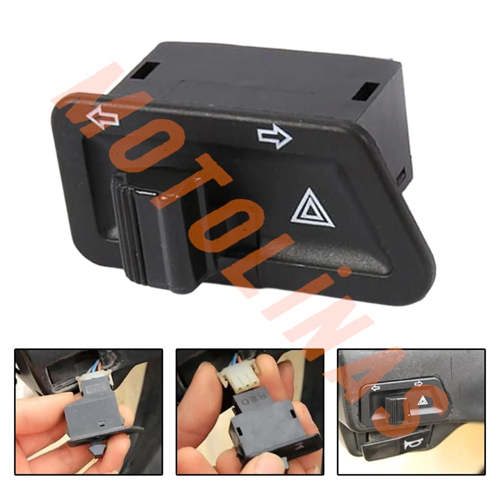 SİNYAL VE DÖRTLÜ DÜĞMESİ - SCOOTER