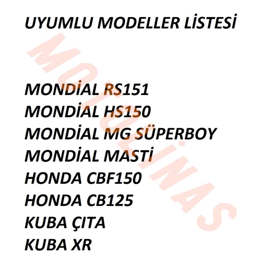 KİLOMETRE REDİKTÖRÜ, ÇARKI - RS151 CBF150 ÇITA MASTİ CBF KUBA XR