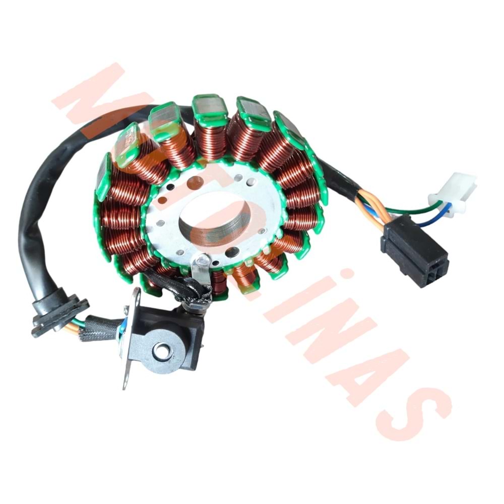 SCOOTER STATÖR 18 Lİ 29-93-21 mm 2D 5K - LAVİNİA, ZNU 125, MASH 125, SANTA 125