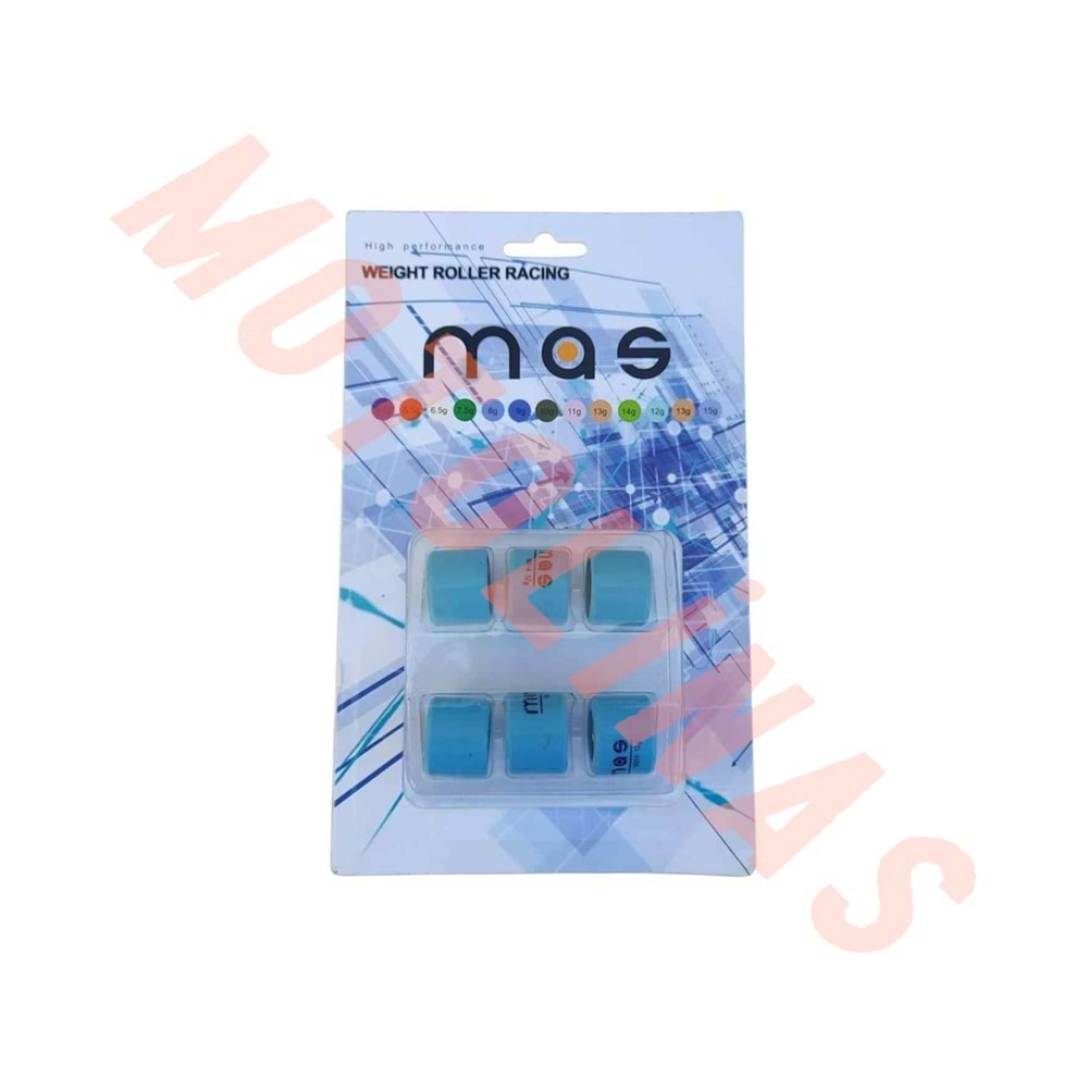 AĞIRLIK TAHRİK SETİ 12 GR (18X14) MAS - SPACY 110,ACTİVA,SPONTİNİ,ALPHA