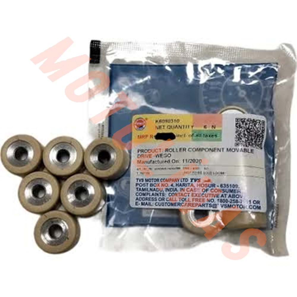 ÖN TAHRİK AĞIRLIK SETİ K6080310 - TVS WEGO 110 JUPİTER 110