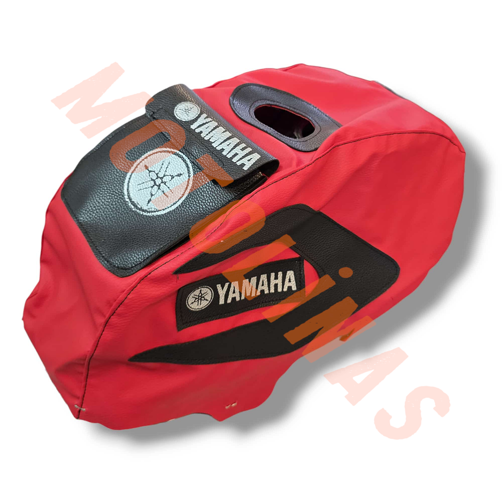 DEPO KILIFI [CEPLİ] [KIRMIZI - SİYAH DETAYLI] 2012 VE SONRASI - YAMAHA YBR