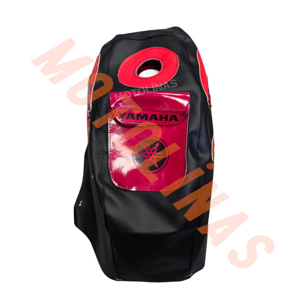 DEPO KILIFI [CEPLİ] [SİYAH - KIRMIZI DETAYLI] 2011 VE ÖNCESİ - YAMAHA YBR