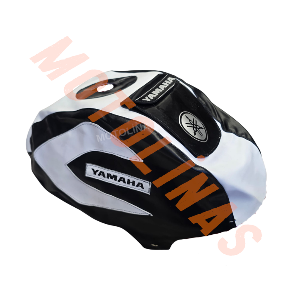 DEPO KILIFI [CEPLİ] [SİYAH - BEYAZ DETAYLI] 2012 VE SONRASI - YAMAHA YBR
