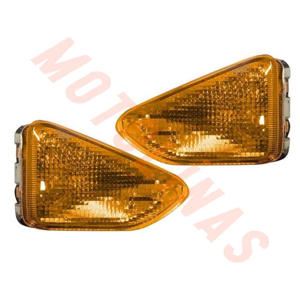 SİNYAL ÖN SET SARI CAM - YAMAHA YBR