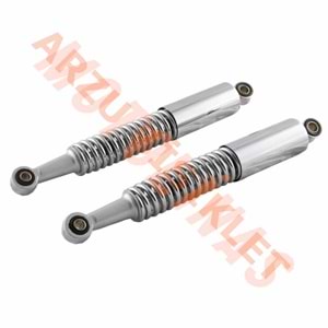 ARKA AMORTİSÖR YARIM KAPALI KROM 38 CM CUB [TAKIM]