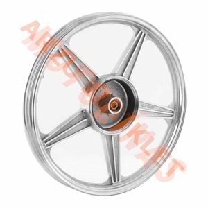 ARKA JANT ALÜMİNYUM [1.85 * 18] BÜYÜK BALATA KAMPANASIZ - KAPLİN LASTİKLİ CG [OEM KALİTE]