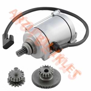 MARŞ MOTORU [DİŞLİLERİ İLE BİRLİKTE] 200cc CG